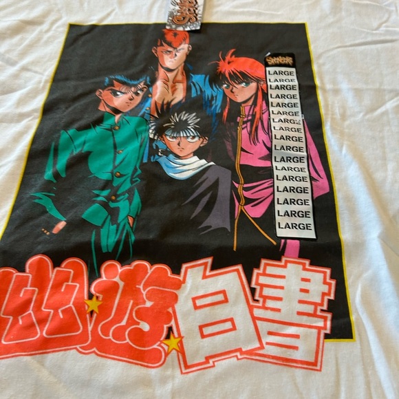 NWT Men’s Anime Graphic T-Shirt Size Large - Picture 3 of 8